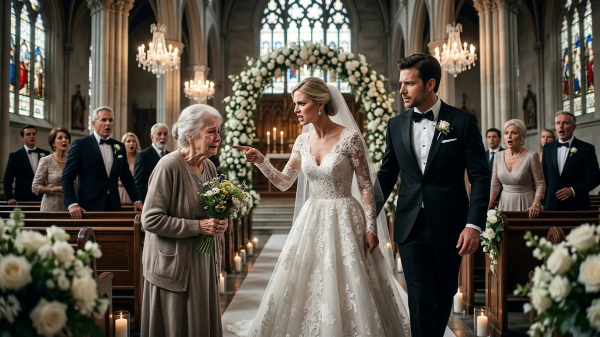 The Bride Humiliated an Elderly Woman at the Altar—Then the Groom Ended the Wedding