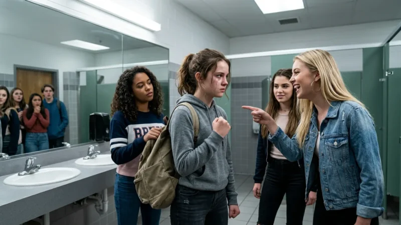 The School Bullies Humiliated the Quiet Girl in the Bathroom—They Never Expected Her to Fight Back