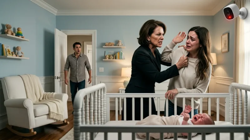 His Mother Attacked His Wife While the Baby Cried—She Forgot the Nursery Camera Was Recording
