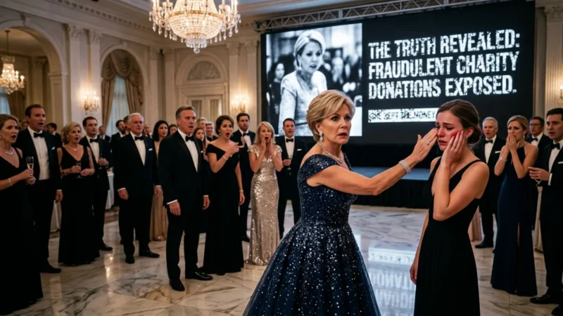 She Slapped a Young Woman in Front of Everyone—Then the Ballroom Screen Exposed Her Biggest Secret