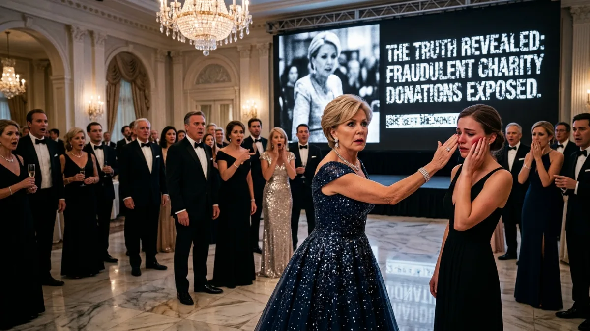 She Slapped a Young Woman in Front of Everyone—Then the Ballroom Screen Exposed Her Biggest Secret